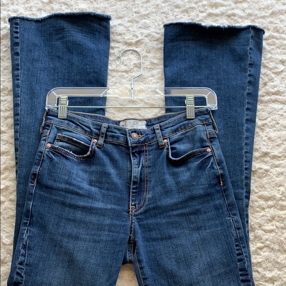 Free People notch hem jean 27 Short